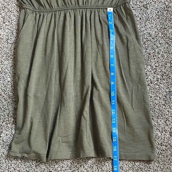 H&M Olive Green Women's Tee Shirt Dress - Picture 8 of 9